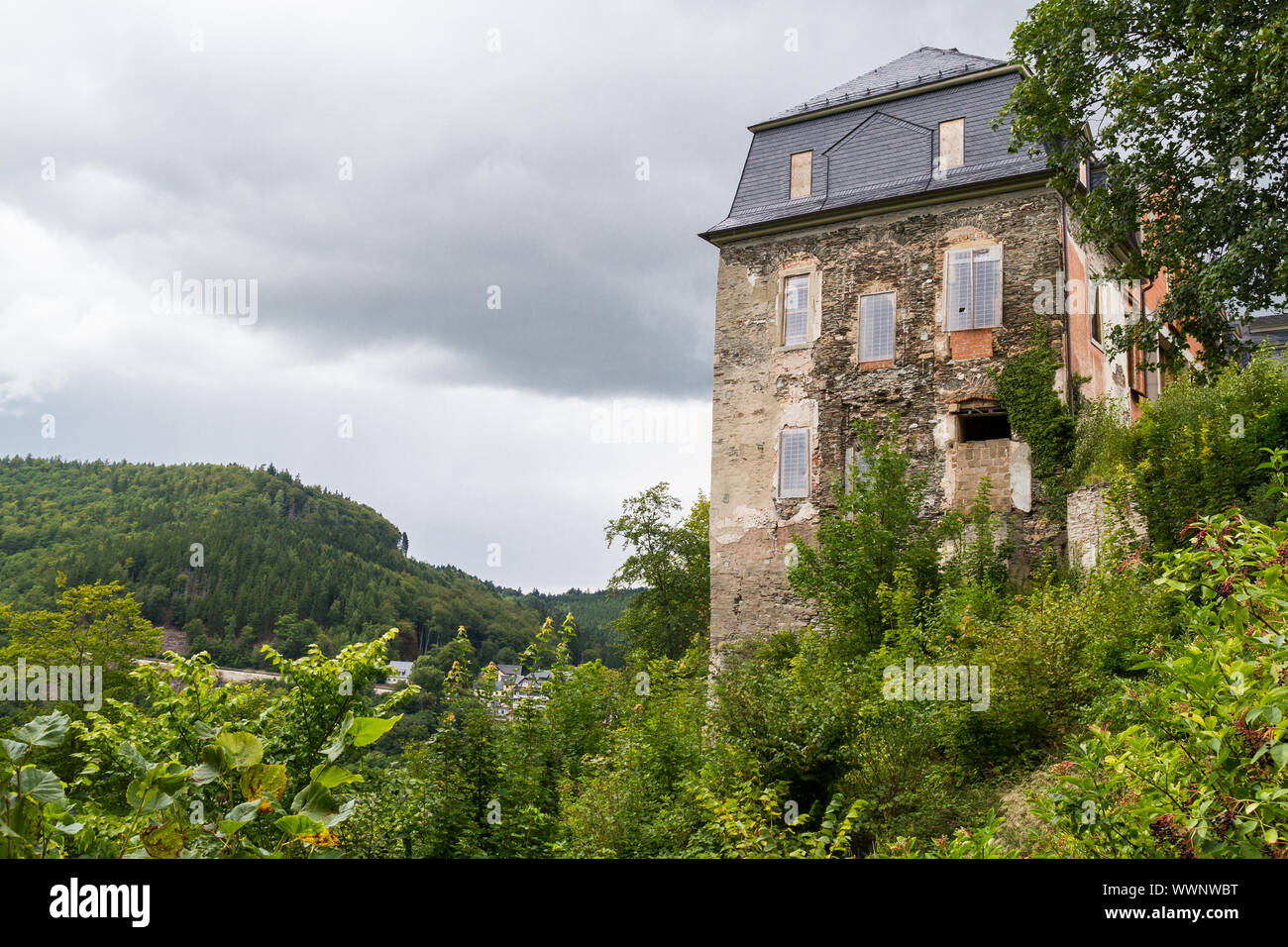 Thuringian Forest Schwarzburg Castle Stock Photo