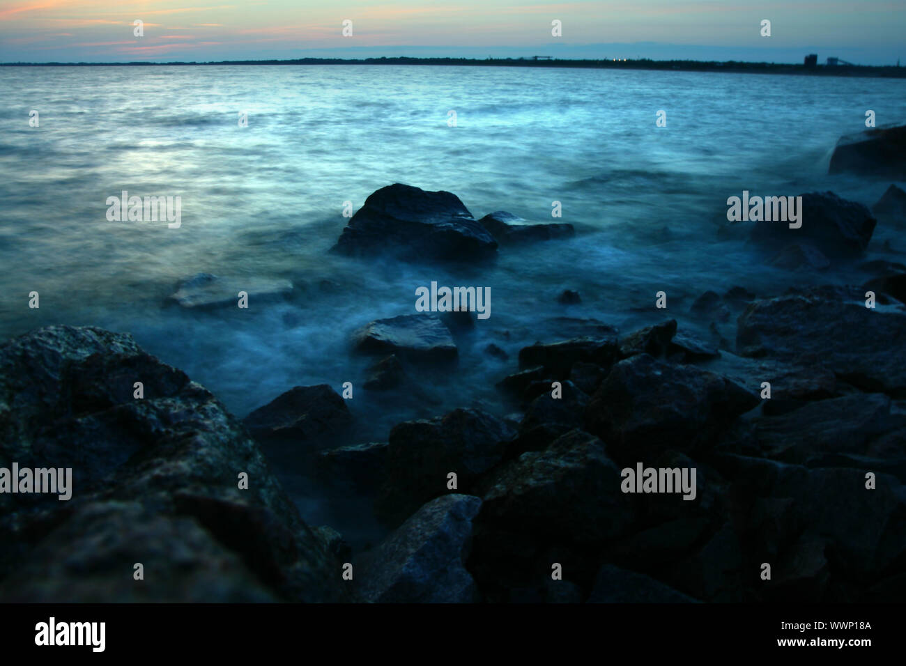 sea sunset beautiful nature background Stock Photo - Alamy