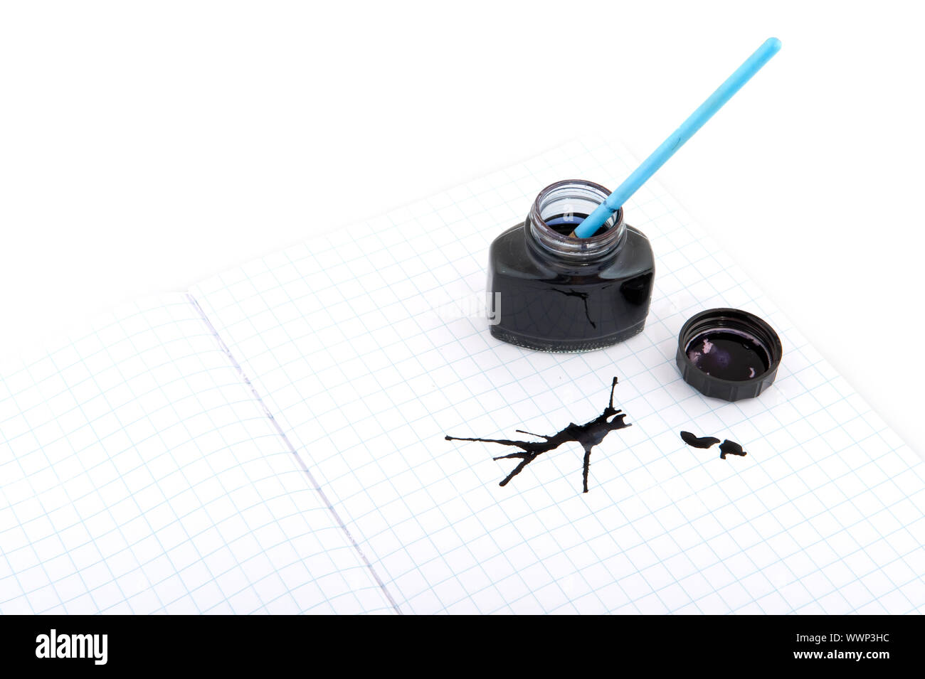 Old fashioned writing with pen and ink Stock Photo - Alamy