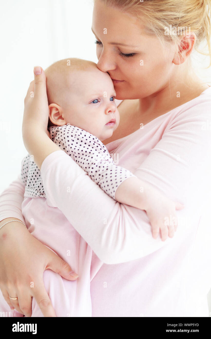 Mother with a baby Stock Photo