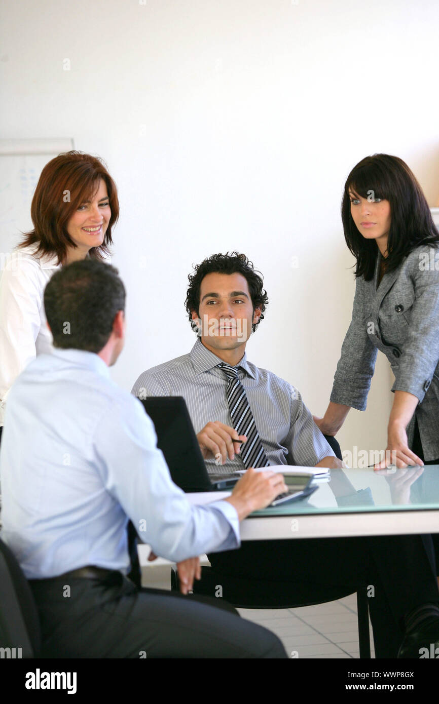 businesspeople on a meeting Stock Photo