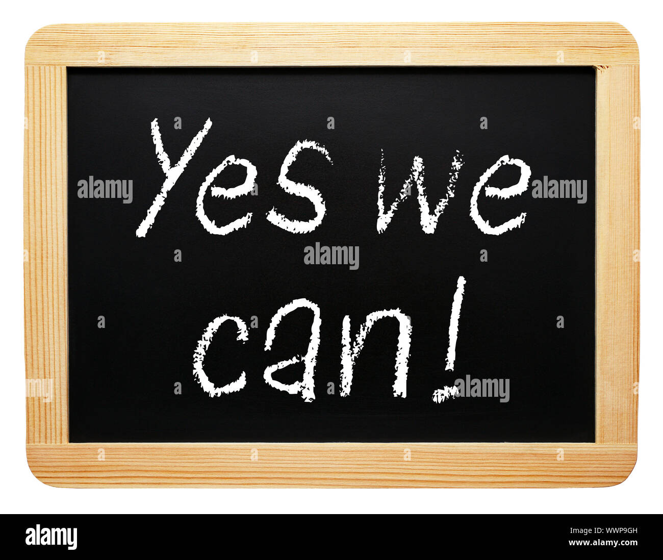 Yes we can ! Stock Photo