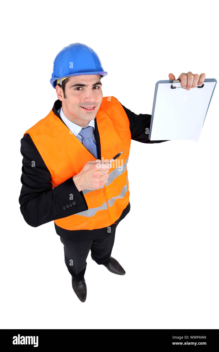 Inspector clipboard checklist Cut Out Stock Images & Pictures Alamy