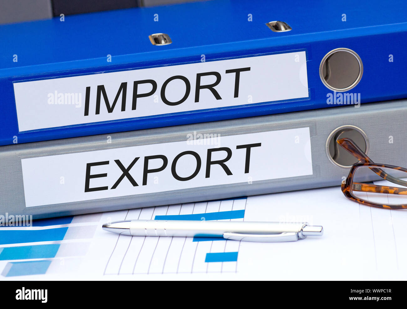 Import and Export Stock Photo