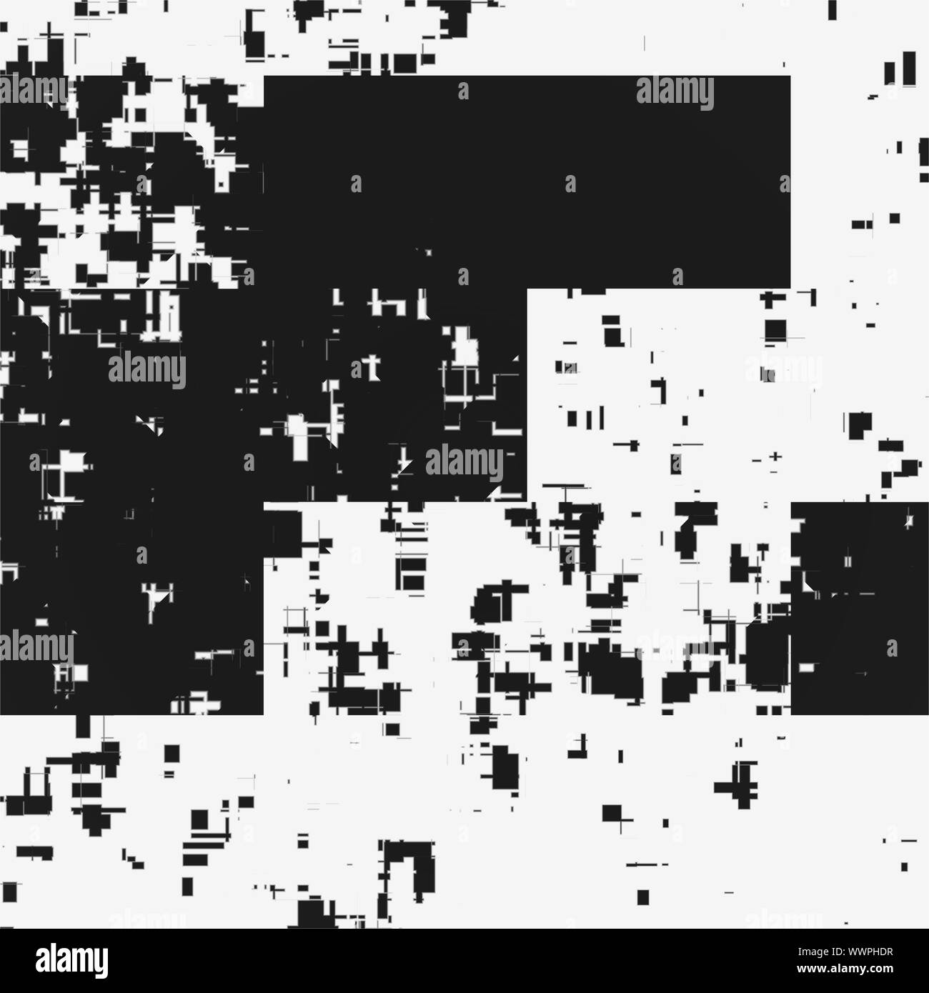 Square pattern design. Abstract shapes on a white background ...
