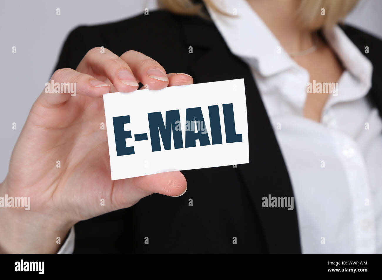 E-Mail Email Mail in the Internet Business Concept Stock Photo