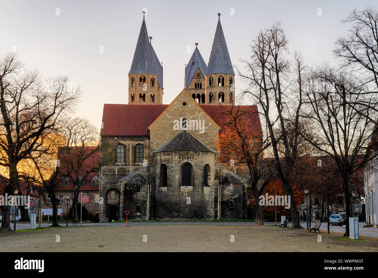 Church of Our Lady Halberstadt Stock Photo