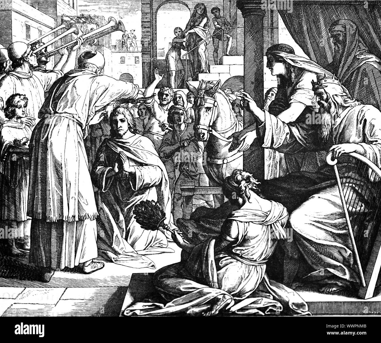 King david bible solomon hi-res stock photography and images - Alamy