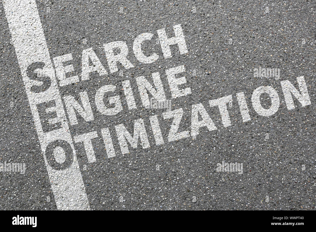 SEO Search Engine Optimization Search engine optimization in the Internet concept Stock Photo