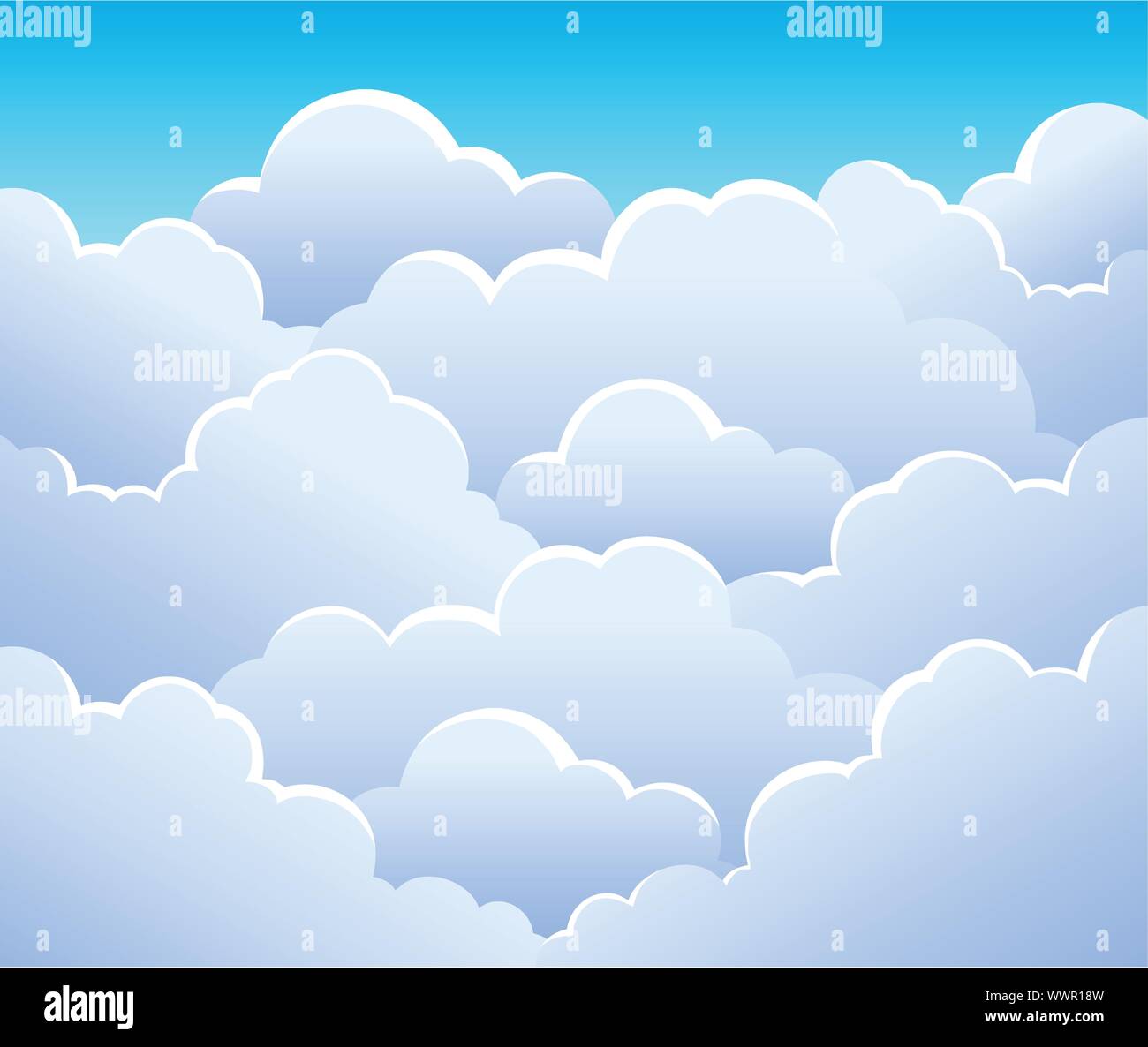 Cloudy sky background 3 Stock Vector Image & Art - Alamy