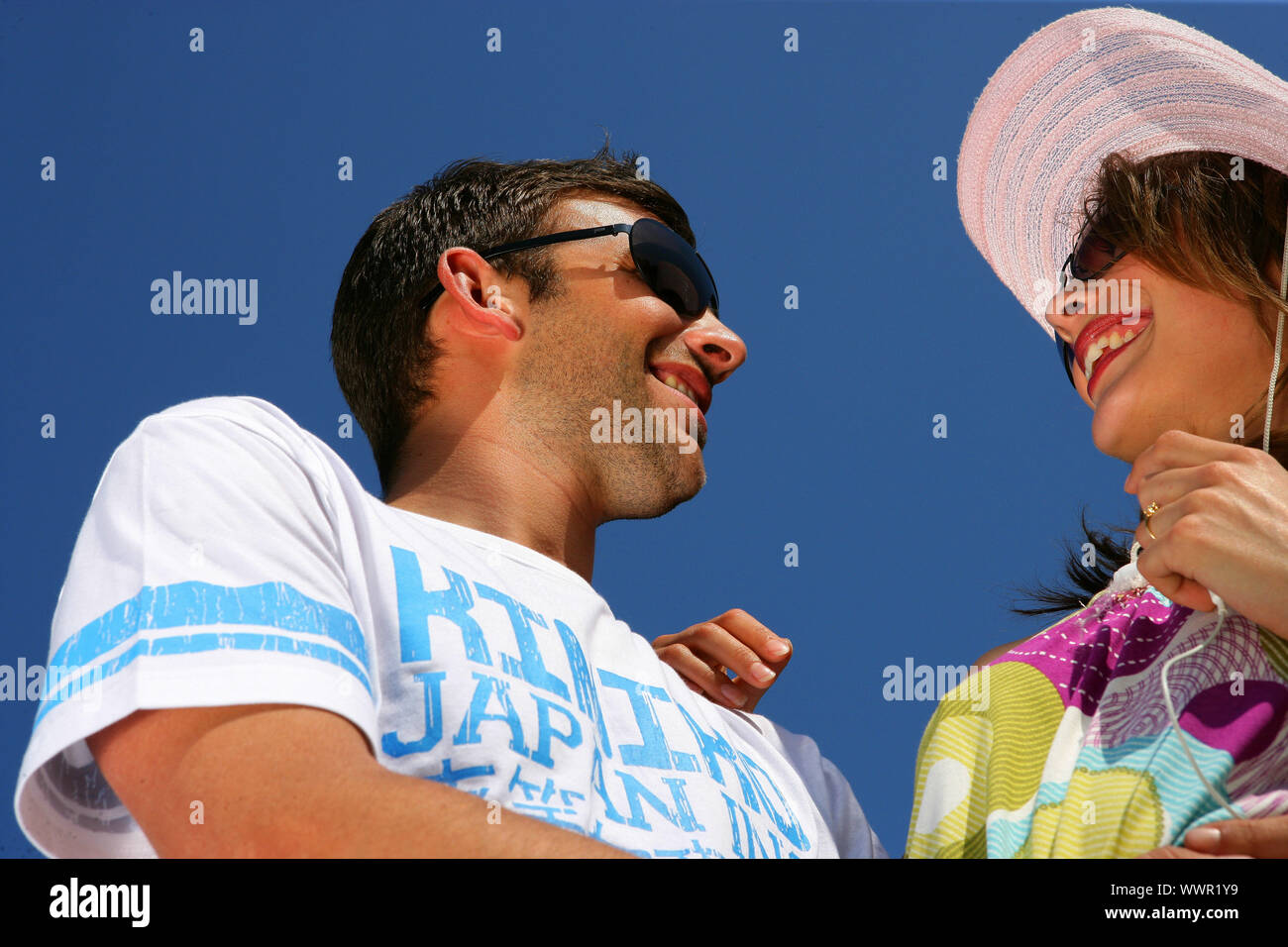 Amorous man woman walking hi-res stock photography and images - Alamy
