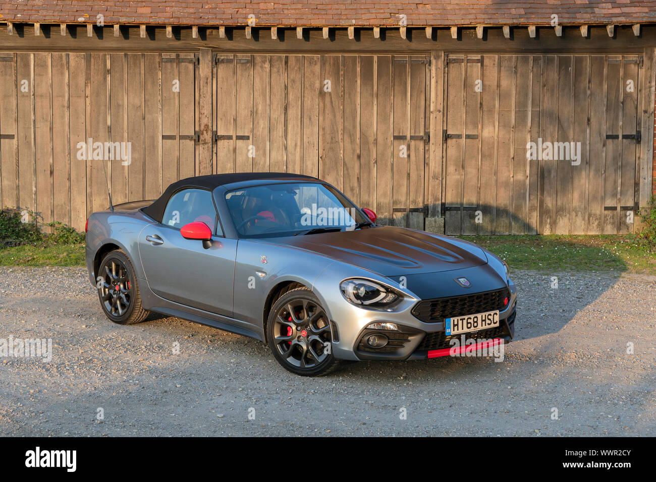 18 Fiat 124 Abarth Spider Stock Photo Alamy