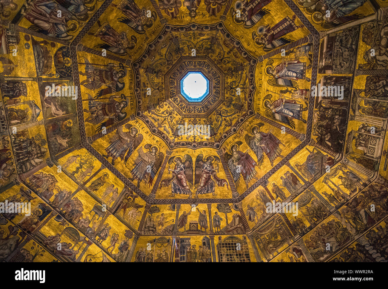 Florence Baptistry Mosaic Stock Photos Florence Baptistry Mosaic