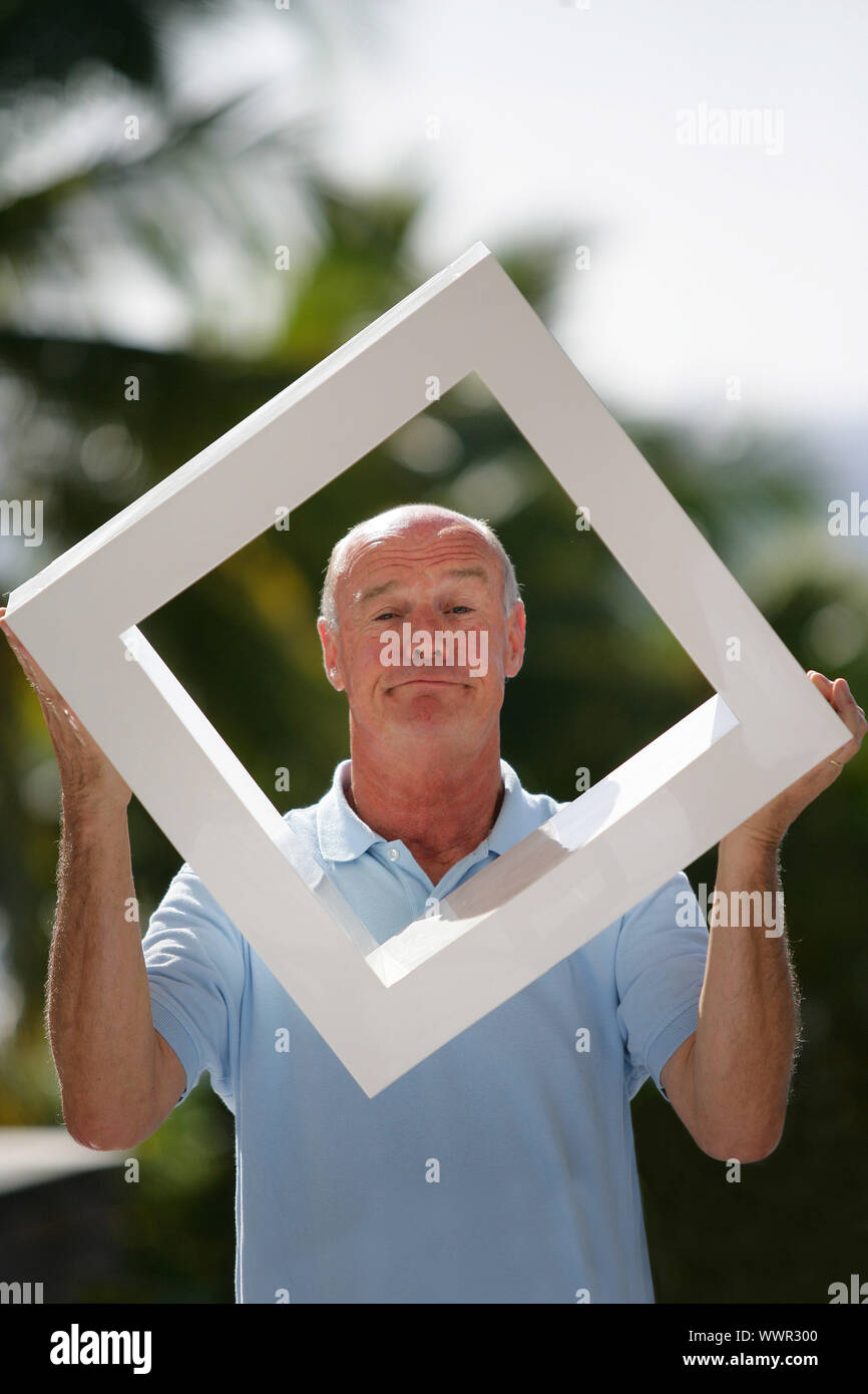 Man stood in garden hi-res stock photography and images - Alamy