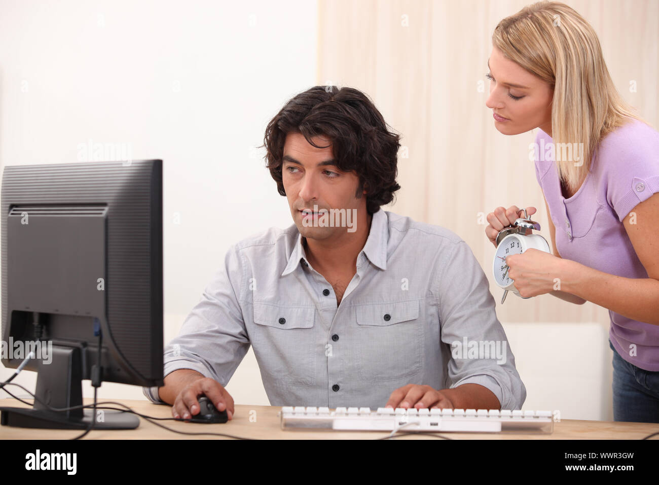 guy in his office Stock Photo - Alamy