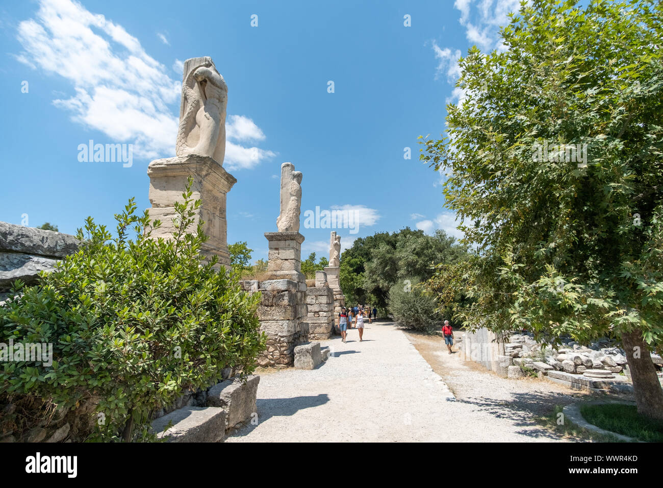 Impressions of ancient Athens - roman forum monuments Stock Photo