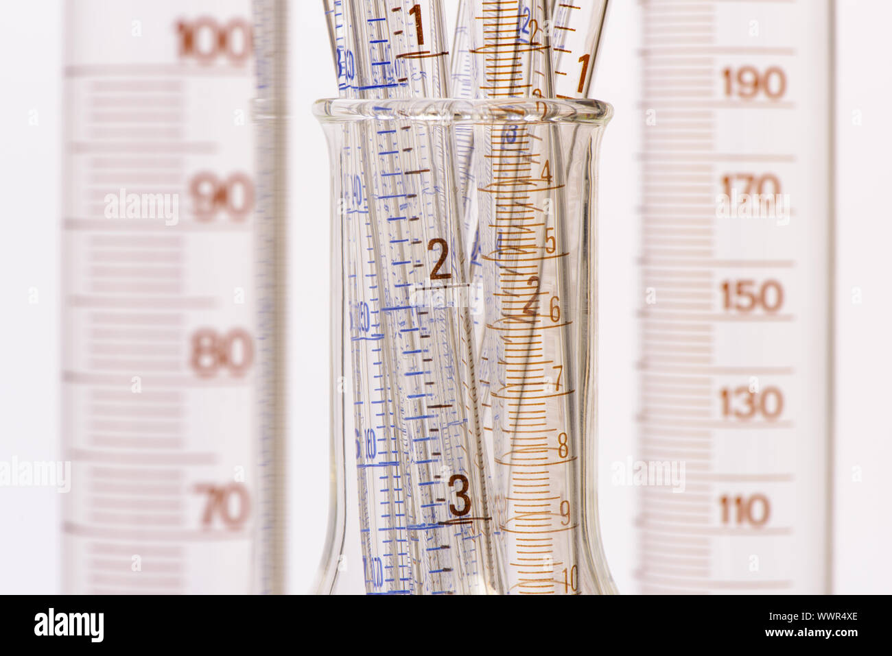 Chemistry, research in the laboratory Stock Photo