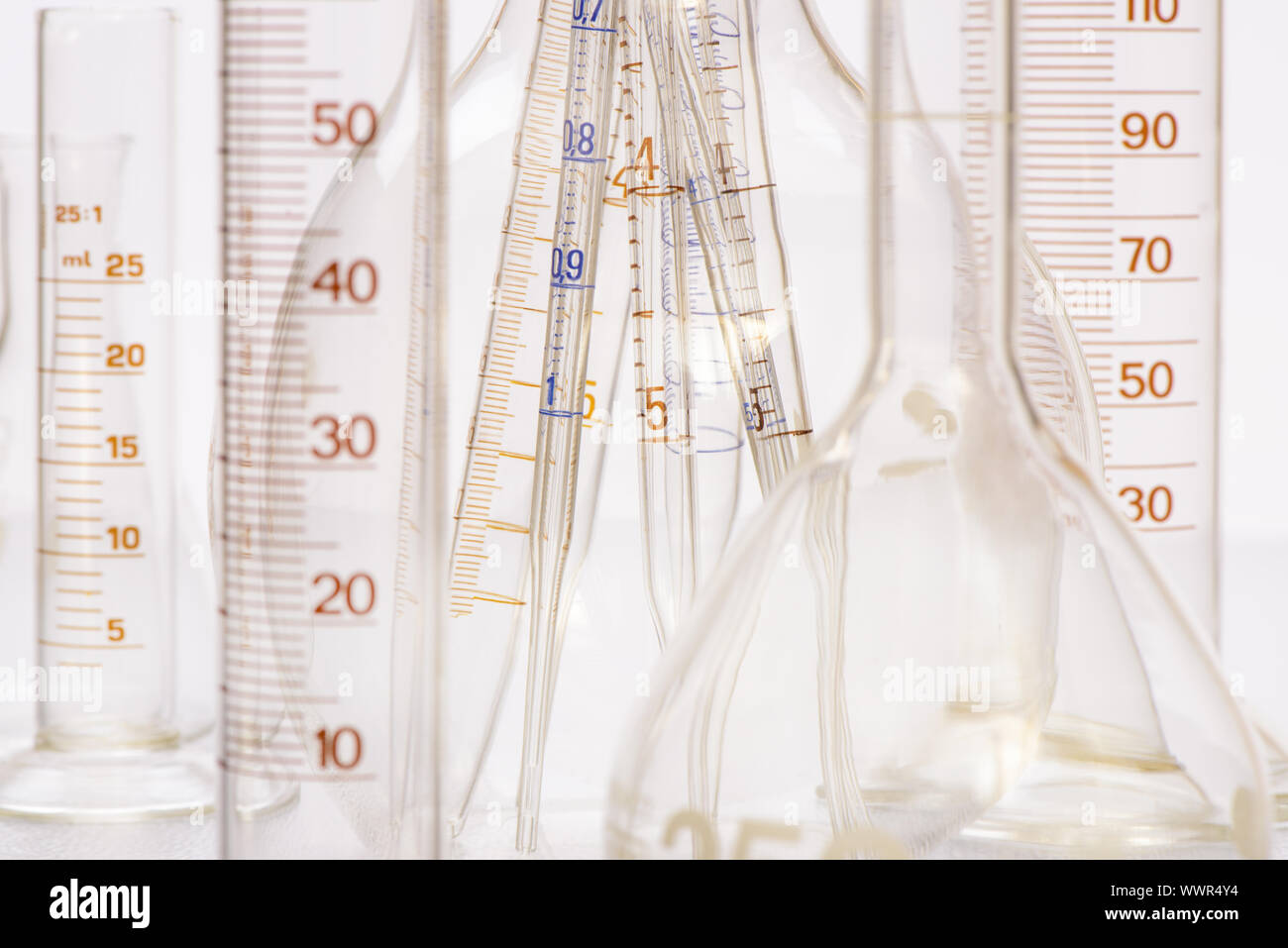 Chemistry, research in the laboratory Stock Photo