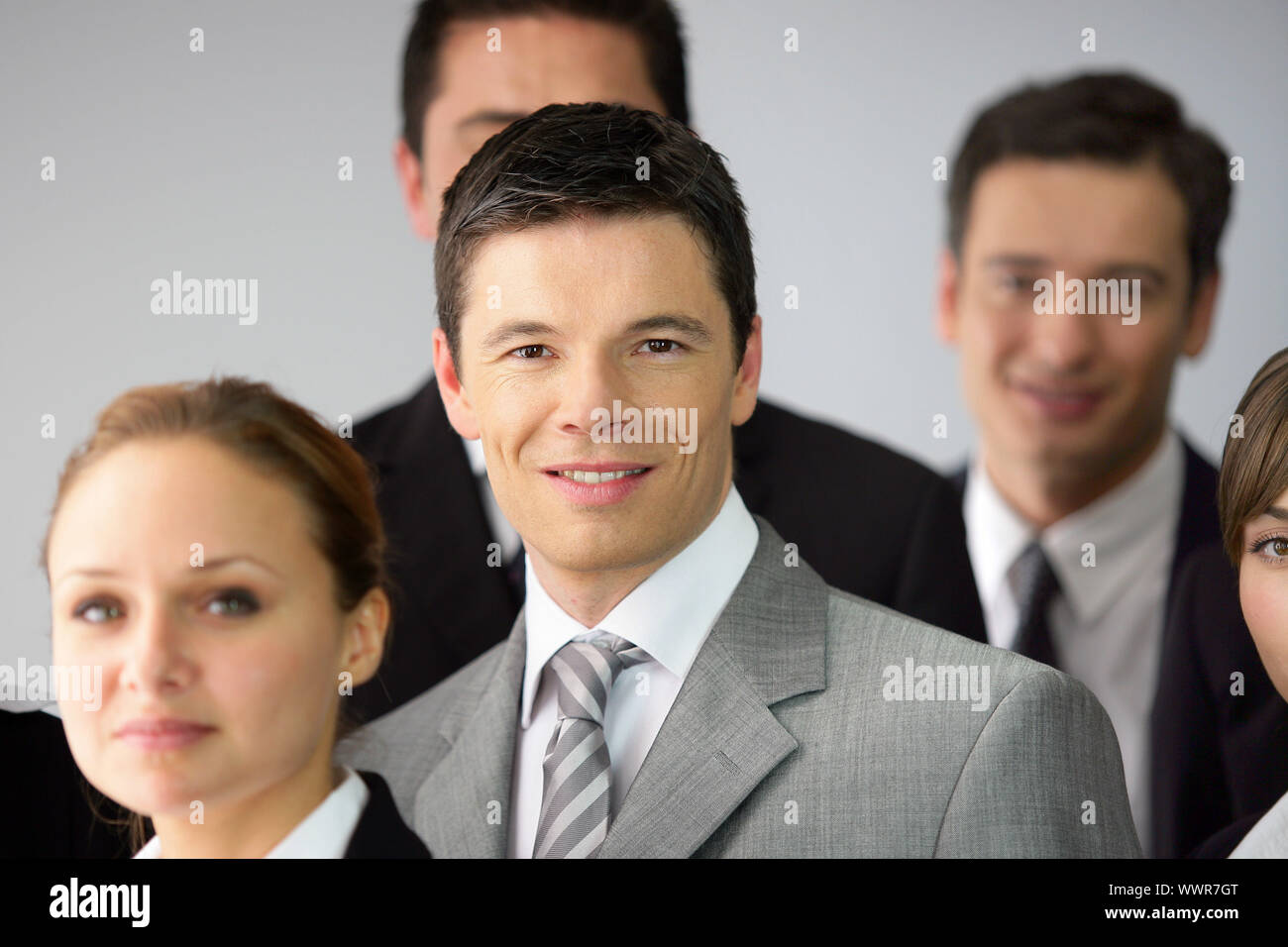 A team of businesspeople Stock Photo