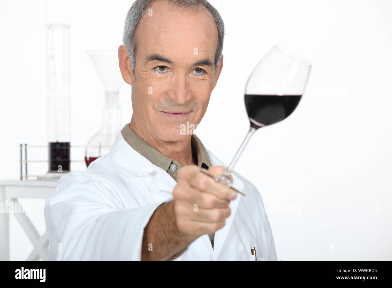 Oenologist wine lab hires stock photography and images Alamy