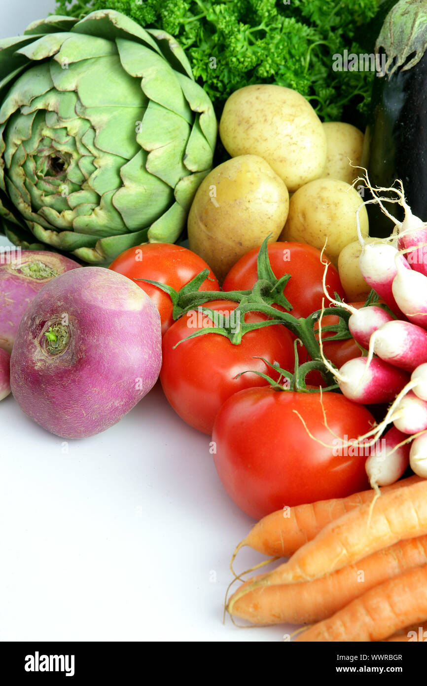 Assortment of fresh vegetables Stock Photo Alamy