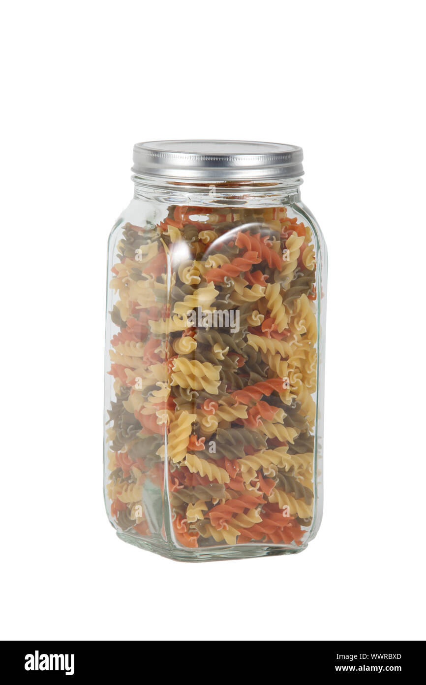 Pasta in a jar Stock Photo Alamy