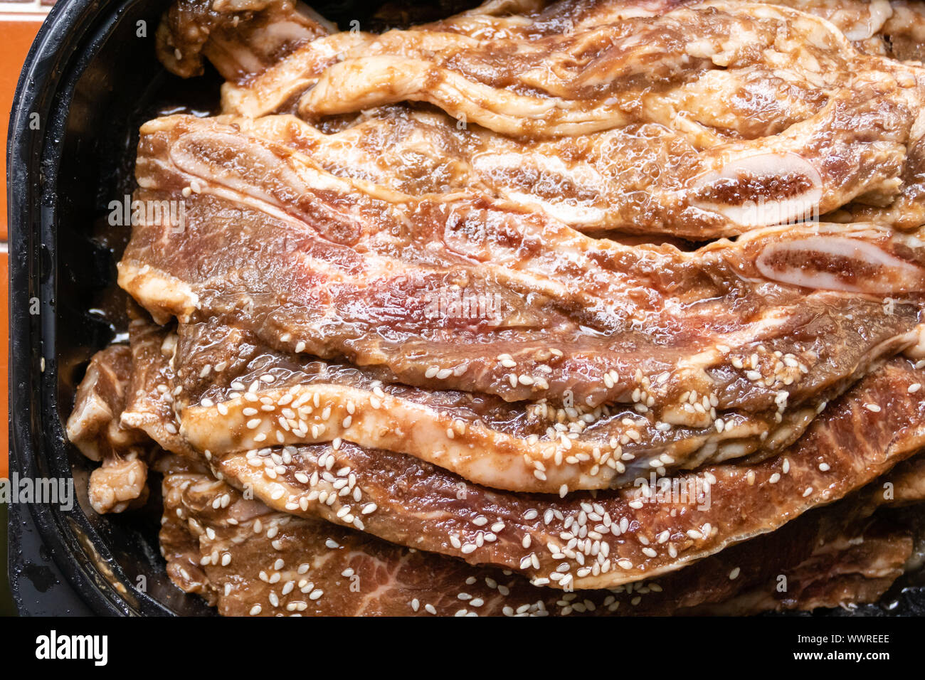 Beef Ribs Stack Beef butchery hi-res stock photography and images - Alamy