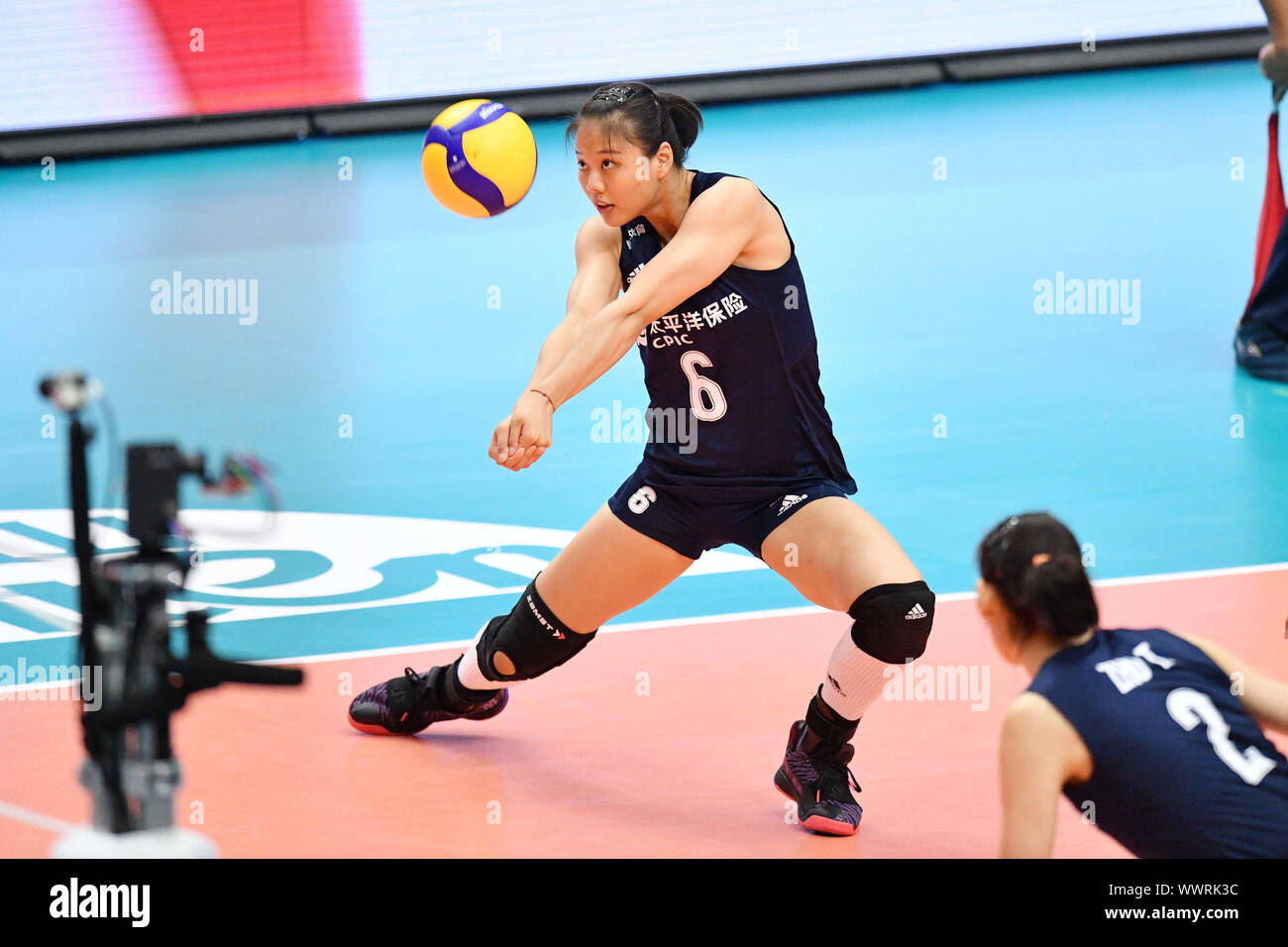 Kanagawa, Japan. Credit MATSUO. 16th Sep, 2019. Xiangyu Gong (CHN) Volleyball 2019 FIVB
