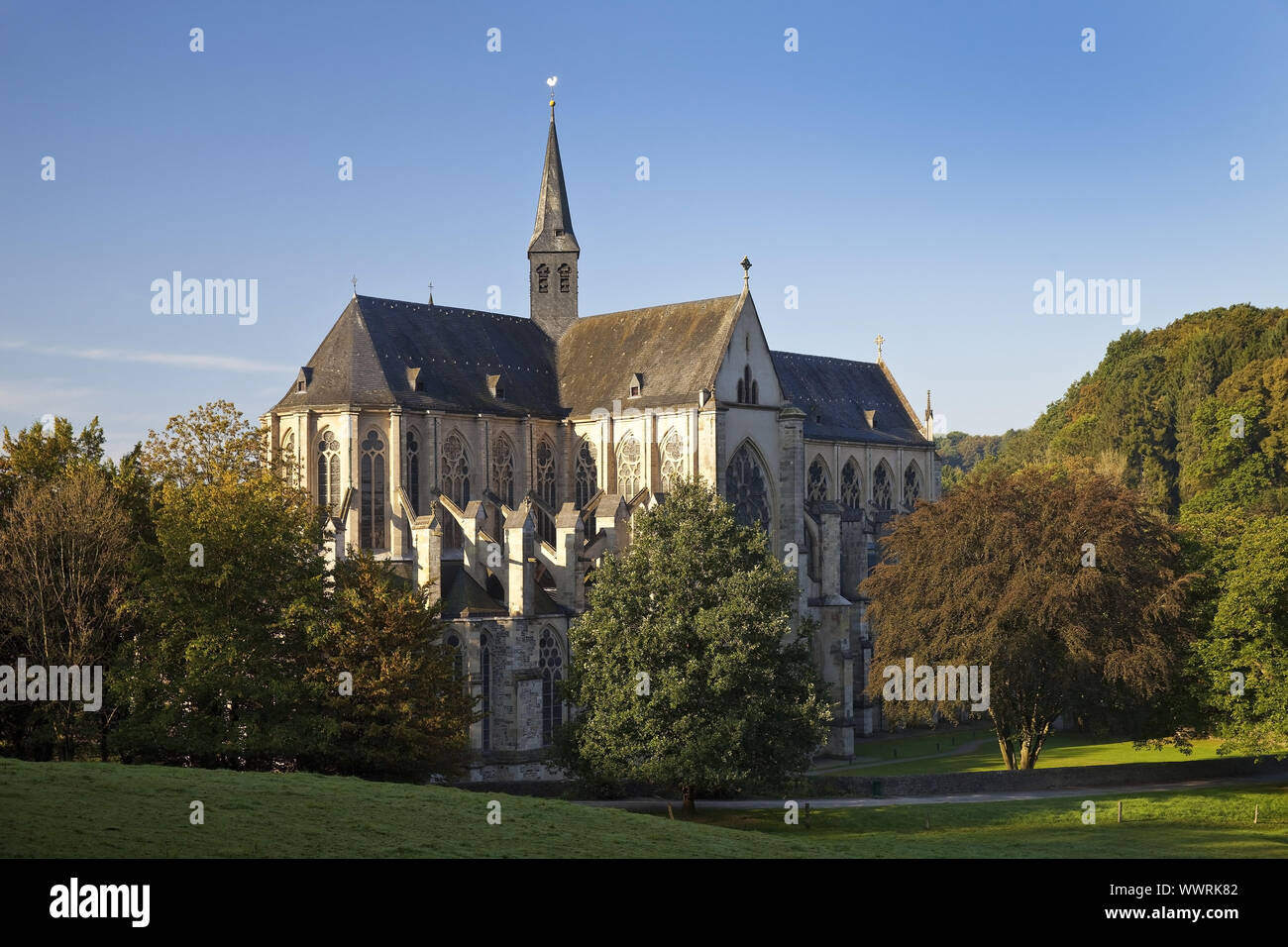 Altenberg Cathedral, Odenthal, Bergisches Land, North Rhine-Westphalia, Germany, Europe Stock Photo