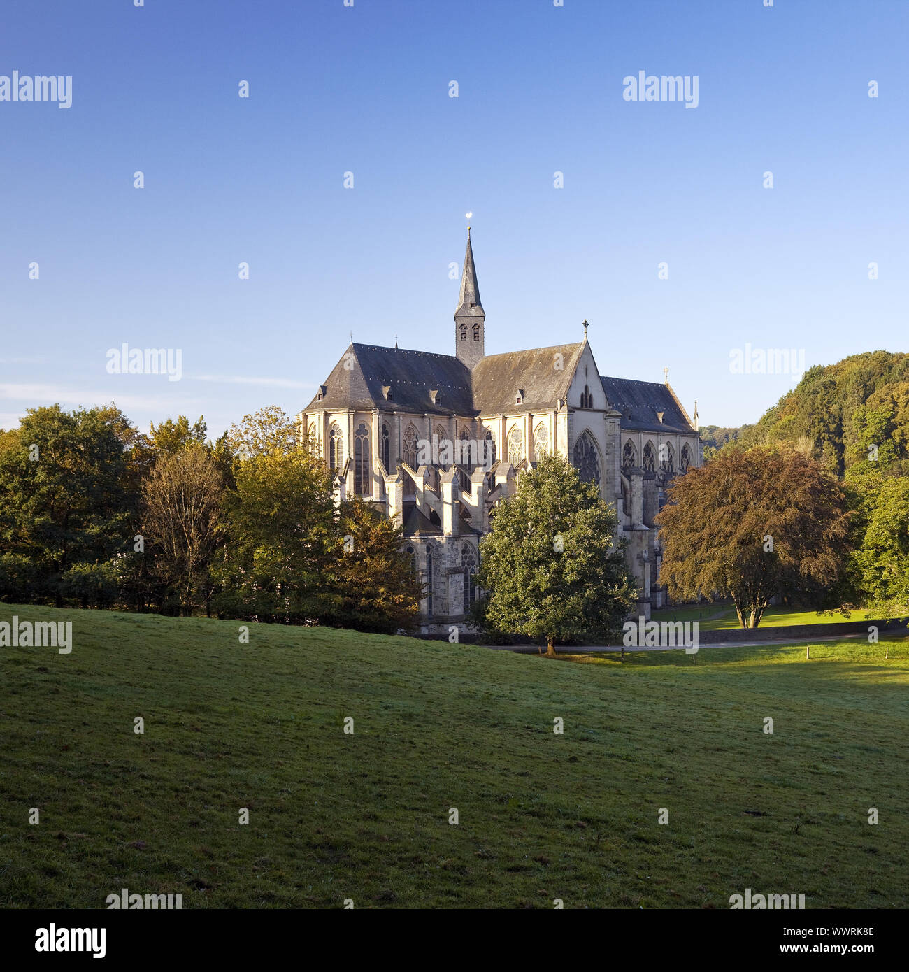 Altenberg Cathedral, Odenthal, Bergisches Land, North Rhine-Westphalia, Germany, Europe Stock Photo