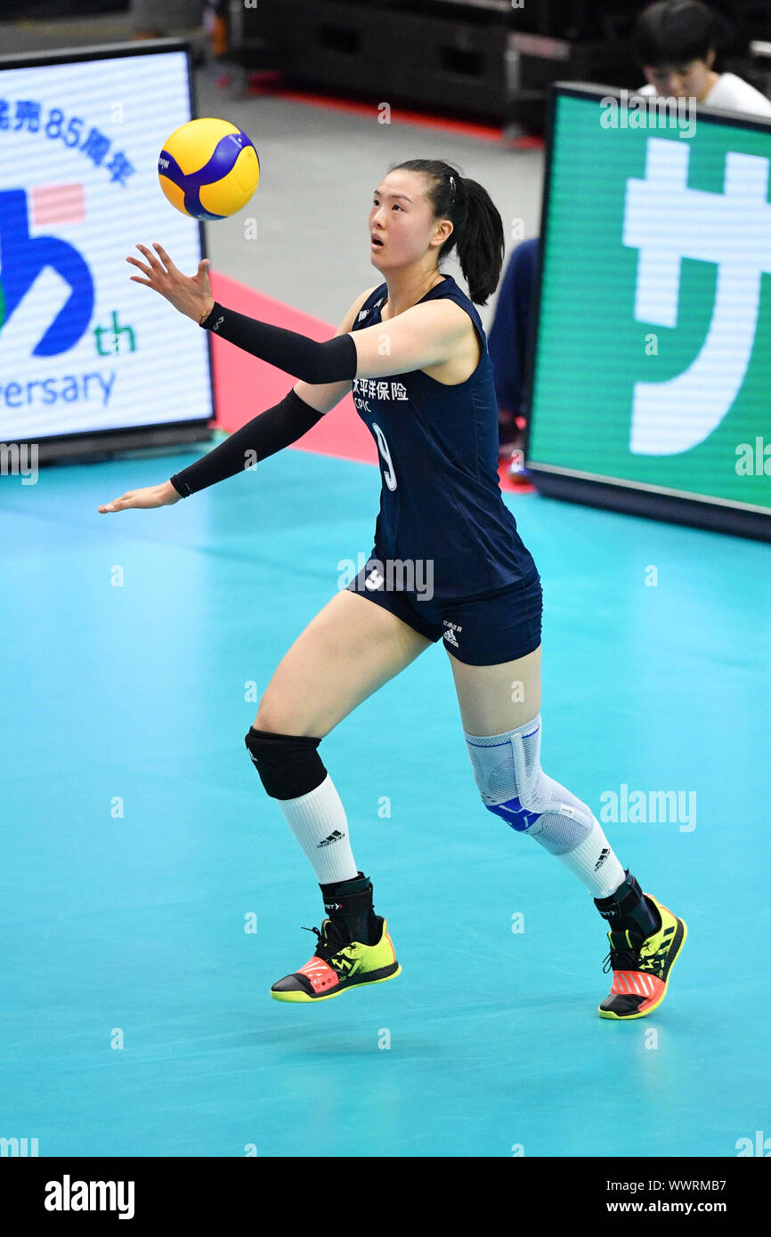 Kanagawa Japan Credit Matsuo 16th Sep 2019 Zhang Changning Chn Volleyball 2019 Fivb Volleyball Women S World Cup First Round Match Between China 3 0 Russia At Yokohama Arena In Kanagawa Japan Credit