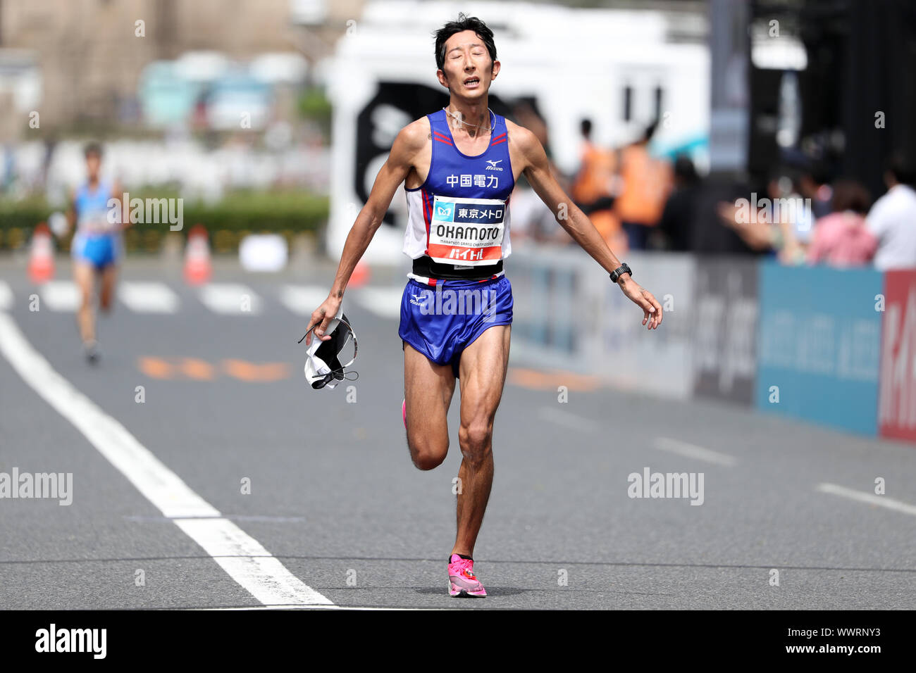 Tokyo, Japan. 15th Sep, 2019. Naoki Okamoto Marathon :Marathon Grand  Championship (MGC) Men's race in Tokyo, Japan . Credit: Jun Tsukida/AFLO  SPORT/Alamy Live News Stock Photo - Alamy