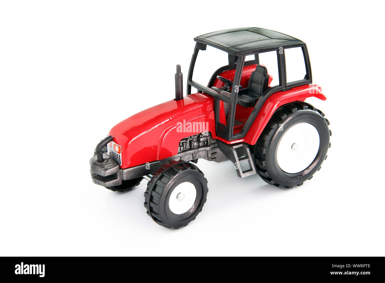 Toy tractor Stock Photo