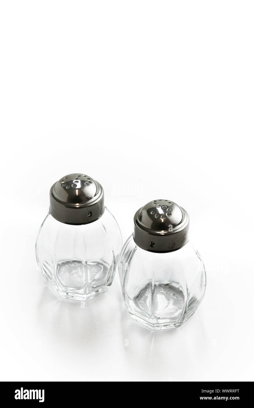 Salt and pepper pots Stock Photo Alamy