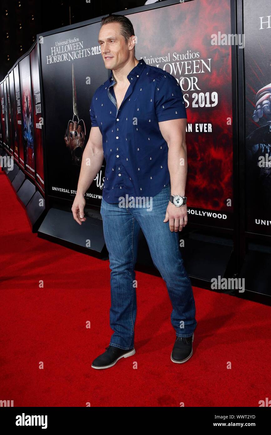 Andrey Ivchenko at arrivals for Opening Night Of Universal Studios' HALLOWEEN HORROR NIGHTS, Universal Studios Hollywood, Universal City, CA September 12, 2019. Photo By: Priscilla Grant/Everett Collection Stock Photo