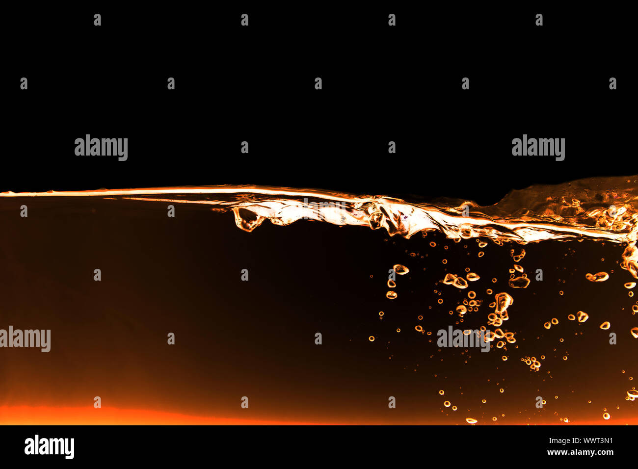 A red fire water background abstract Stock Photo - Alamy