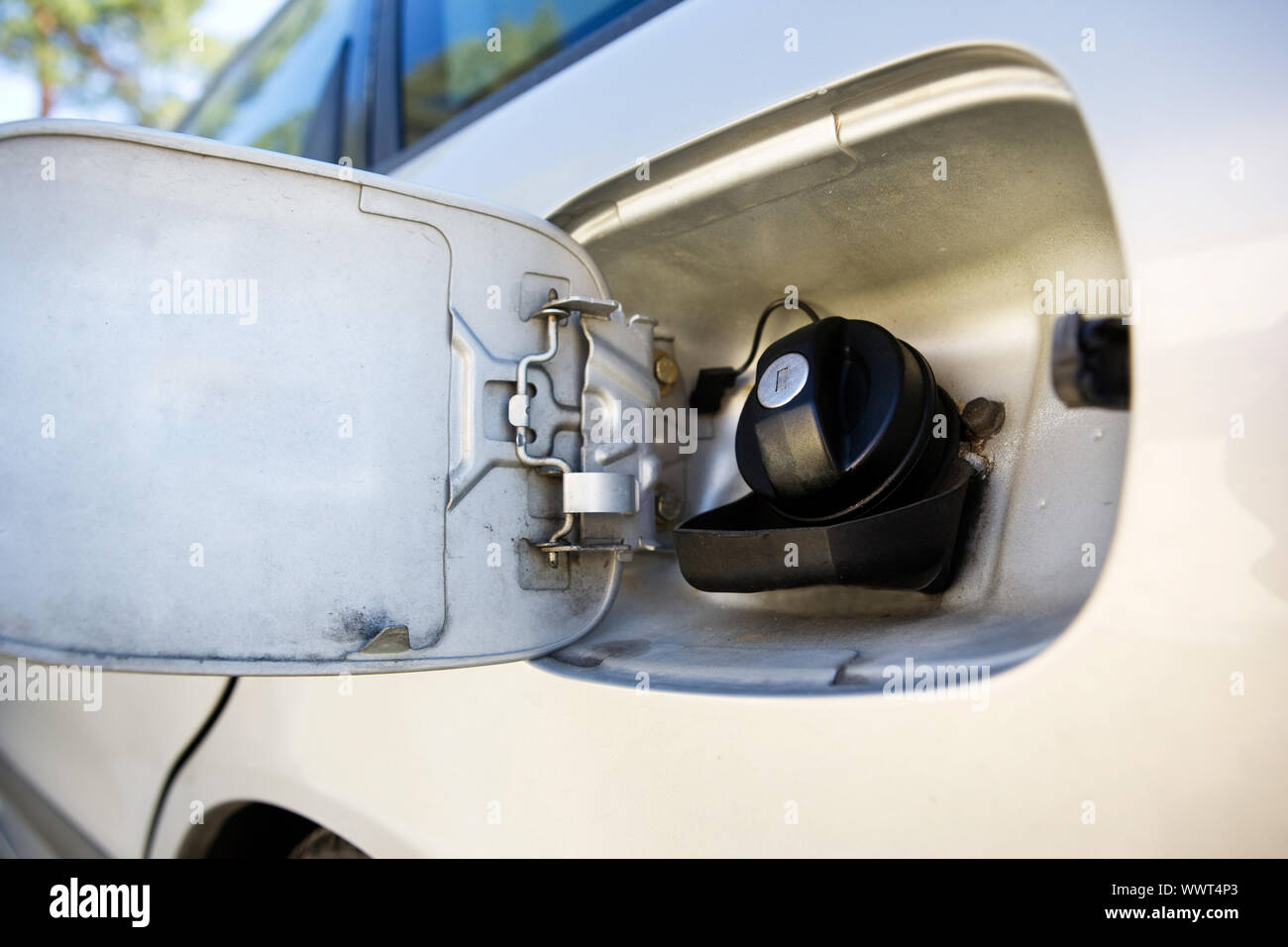 Car Fuel Tank Stock Photo Alamy