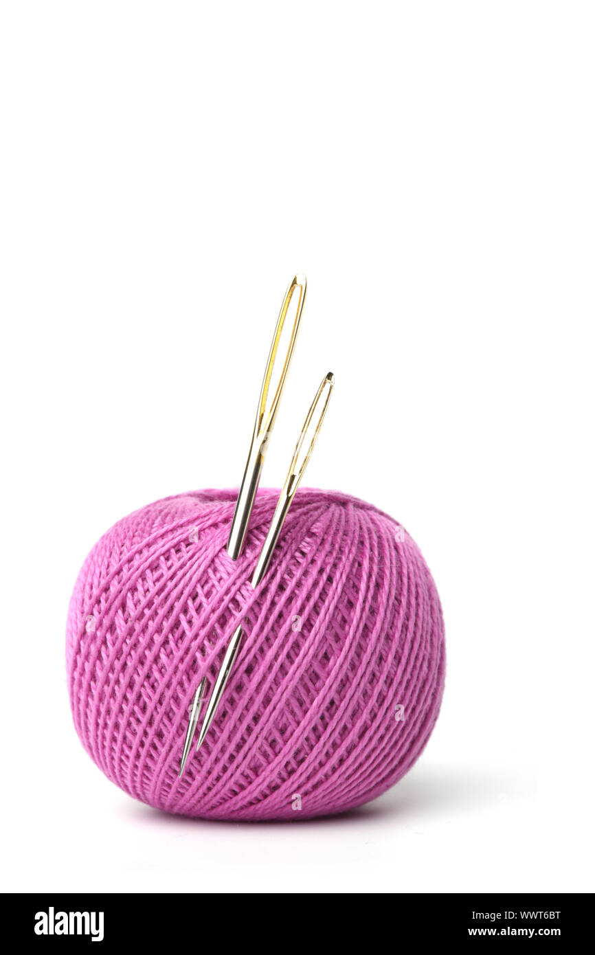 needle and thread macro close up Stock Photo - Alamy