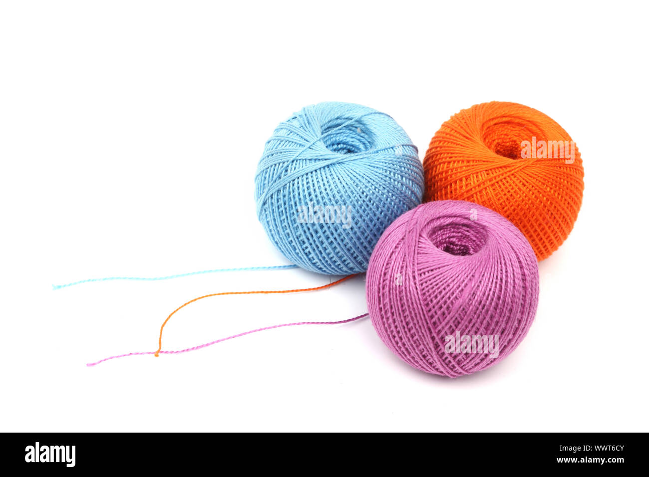 thread isolated on white background Stock Photo - Alamy