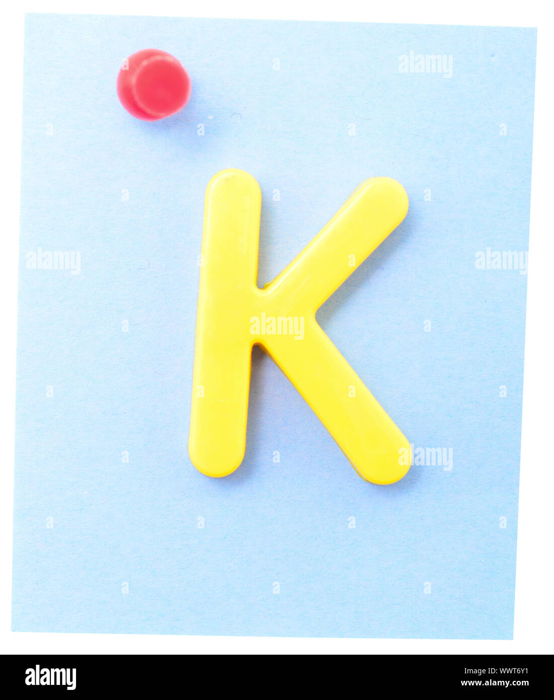 color notes with letter Stock Photo Alamy