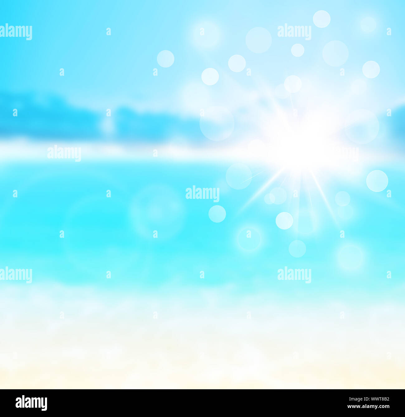 Blue blur natural abstract background Stock Photo - Alamy