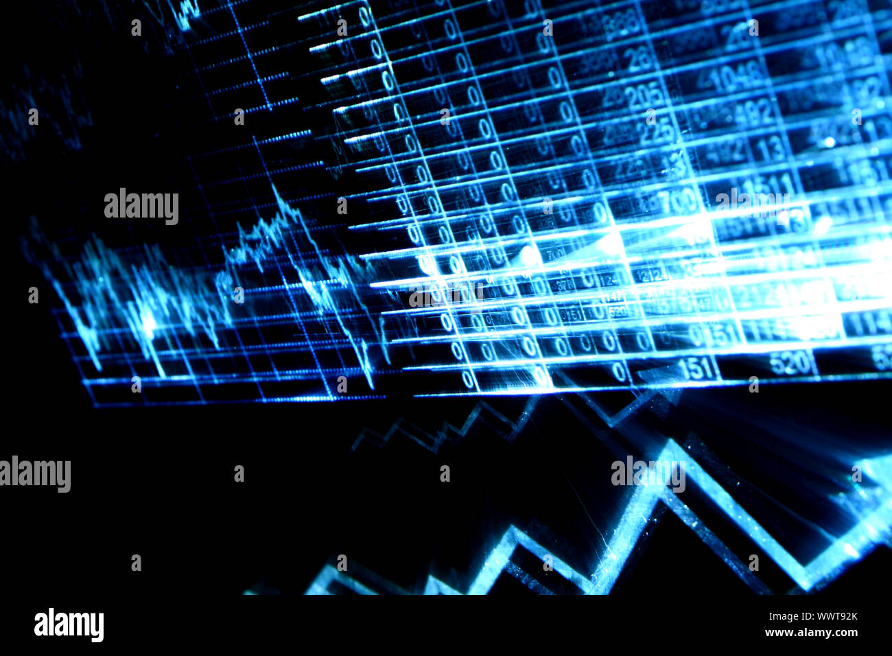financial abstract background in fast motion Stock Photo - Alamy