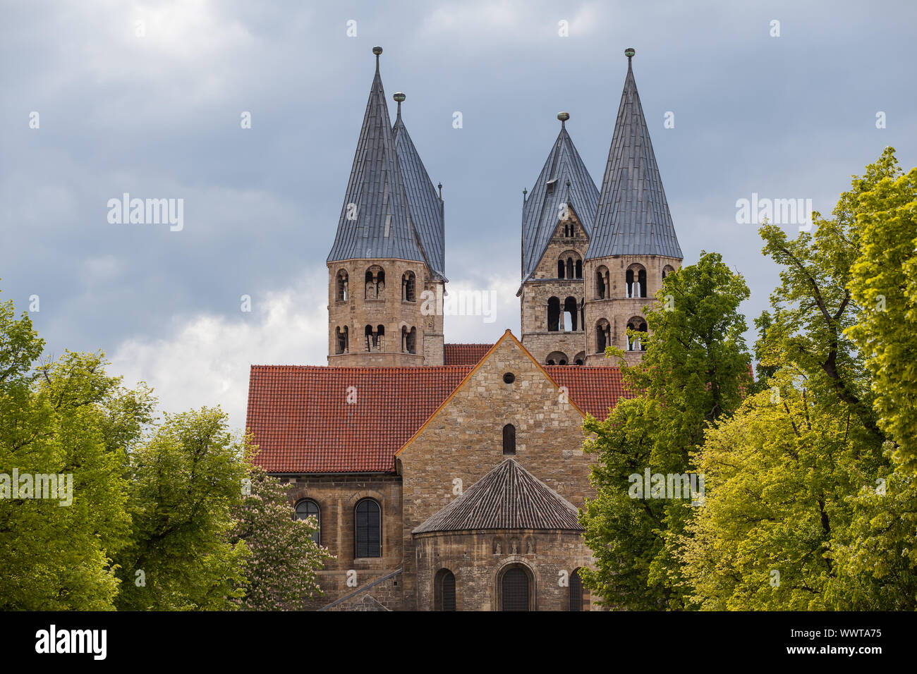 Halberstadt Church of Our Lady Stock Photo