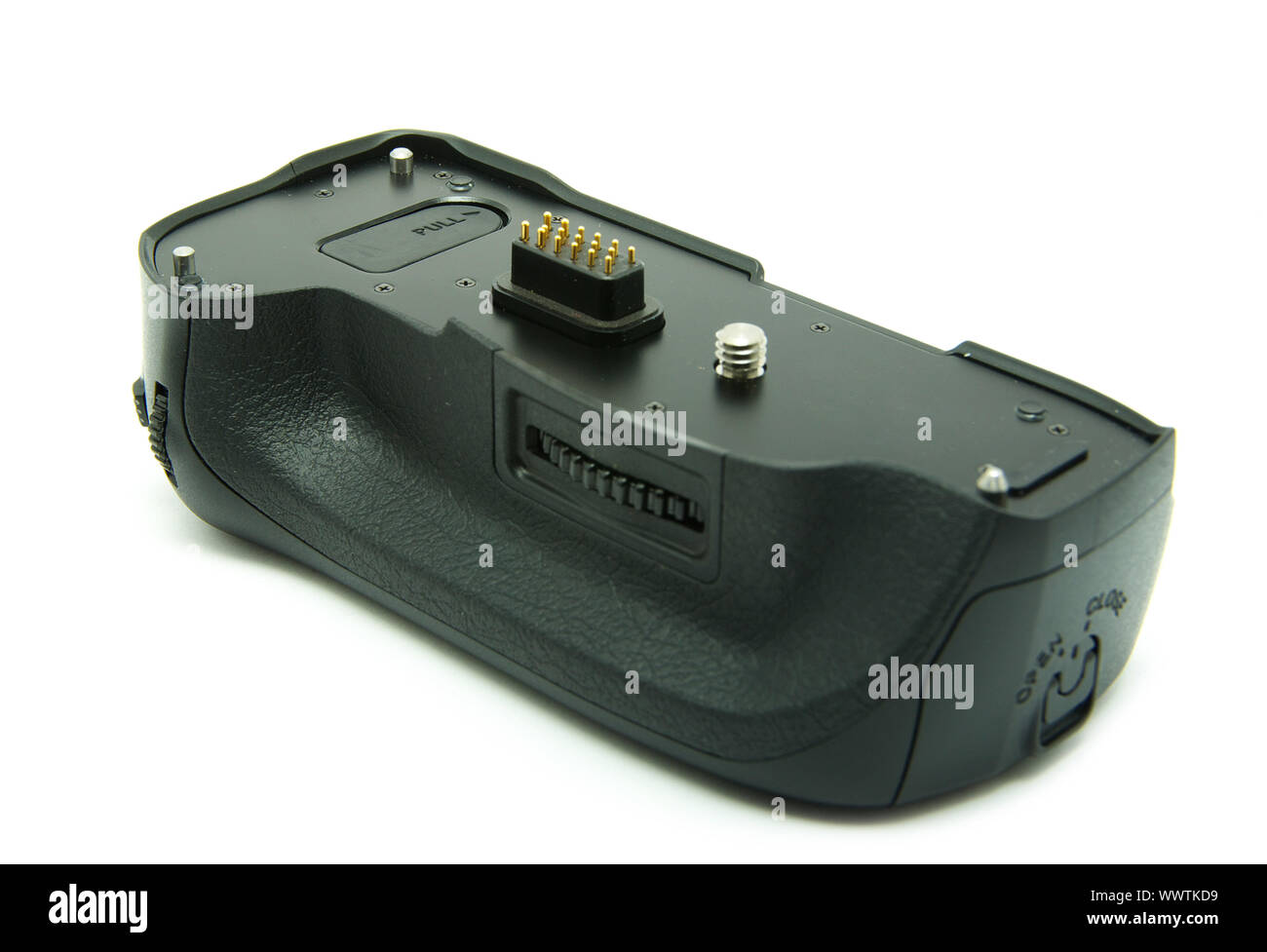 battery grip for dslr cameras on white Stock Photo Alamy