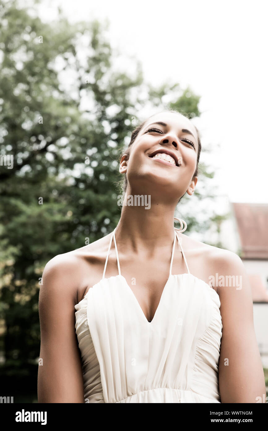 Enjoying the sunlight Stock Photo
