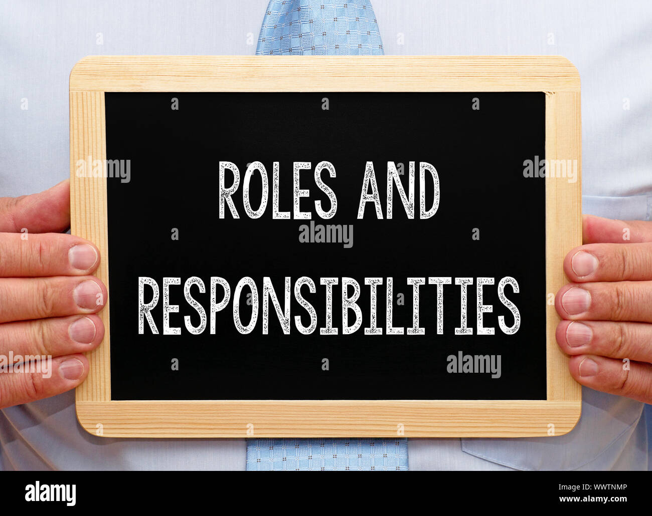 Roles and Responsibilities Stock Photo