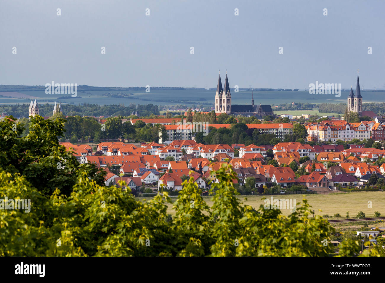 View to Halberstadt Stock Photo