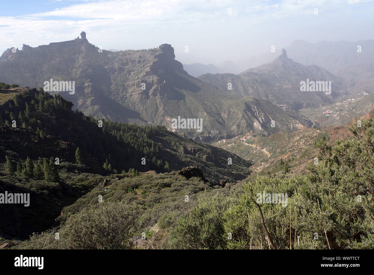 Walk from Cruz Lanos de la Pez to La Culata and la Goleta Stock Photo