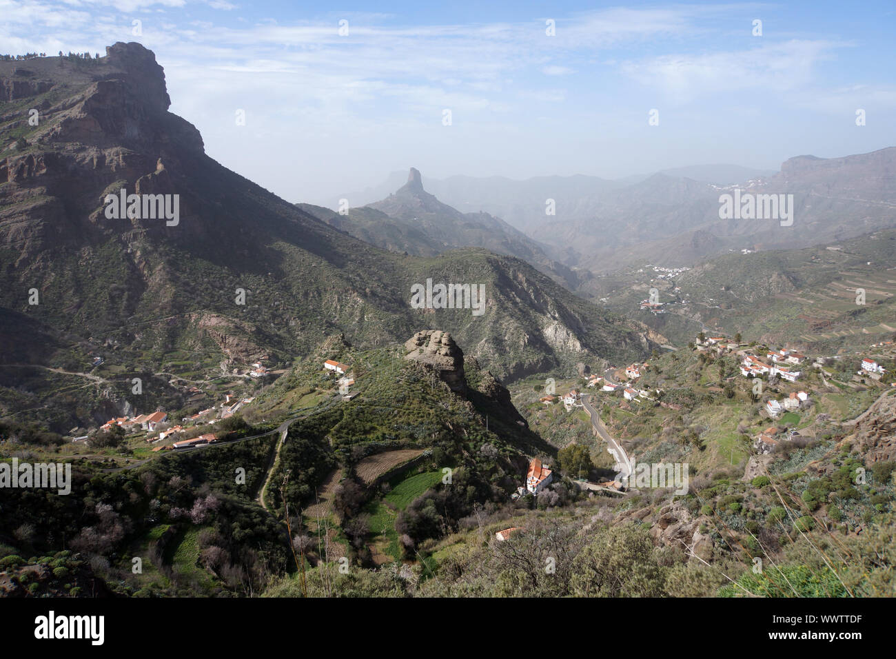 Walk from Cruz Lanos de la Pez to La Culata and la Goleta Stock Photo