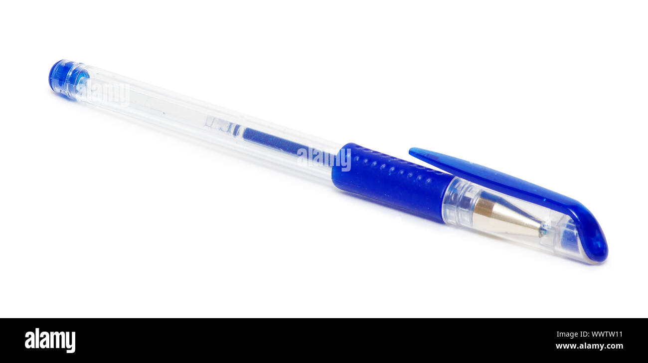 pen isolated on the white background with clipping path Stock Photo - Alamy